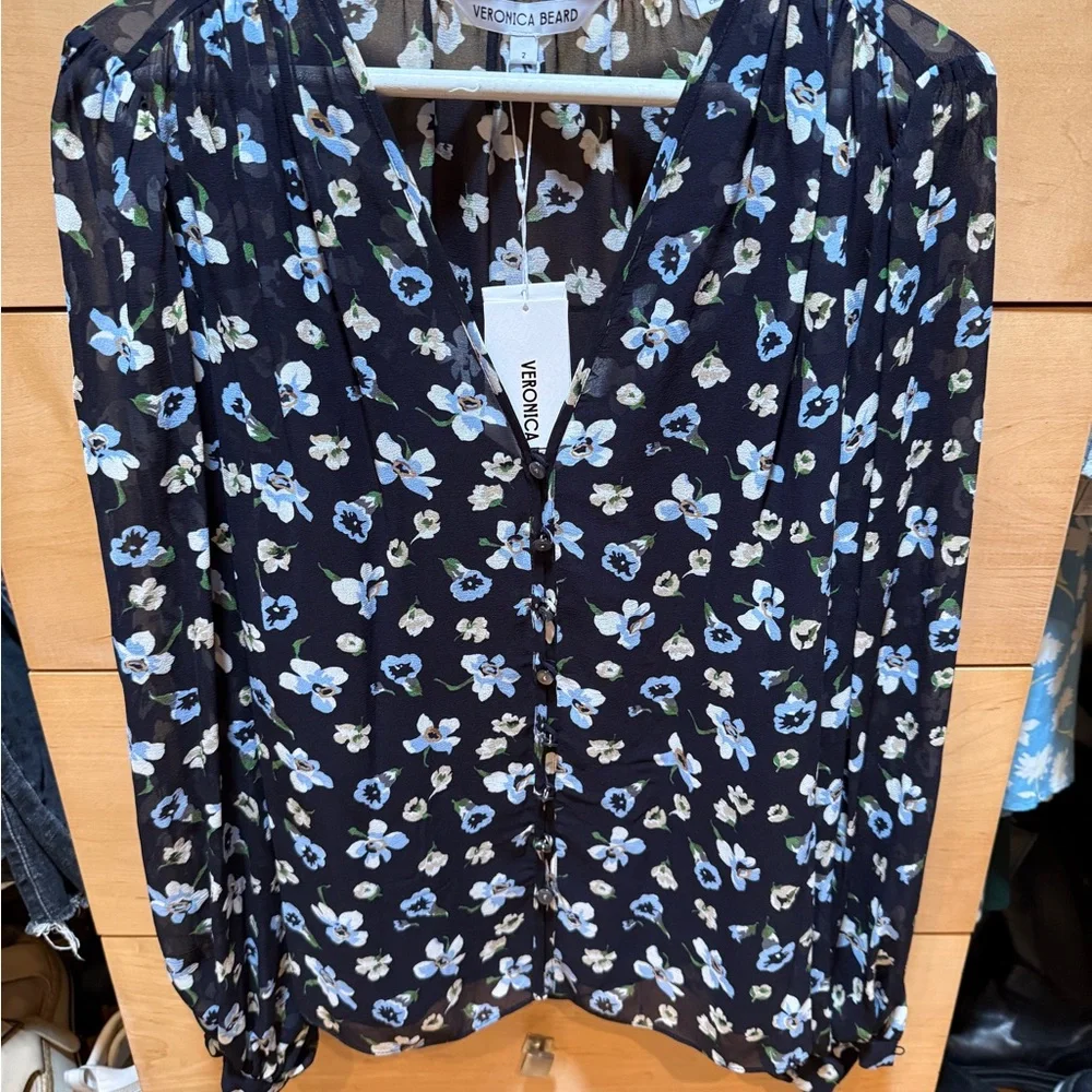 Veronica Beard - Alec Floral Blouse - Picture 10 of 10